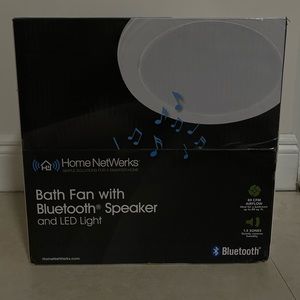 Bath Fan with Bluetooth® Speaker and LED Light
